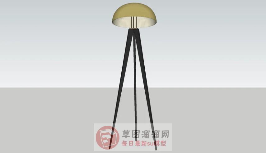 落地灯灯具SU模型