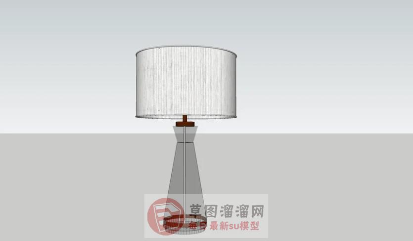 台灯灯具桌灯SU模型