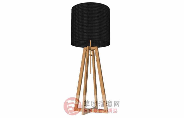落地灯灯具SU模型