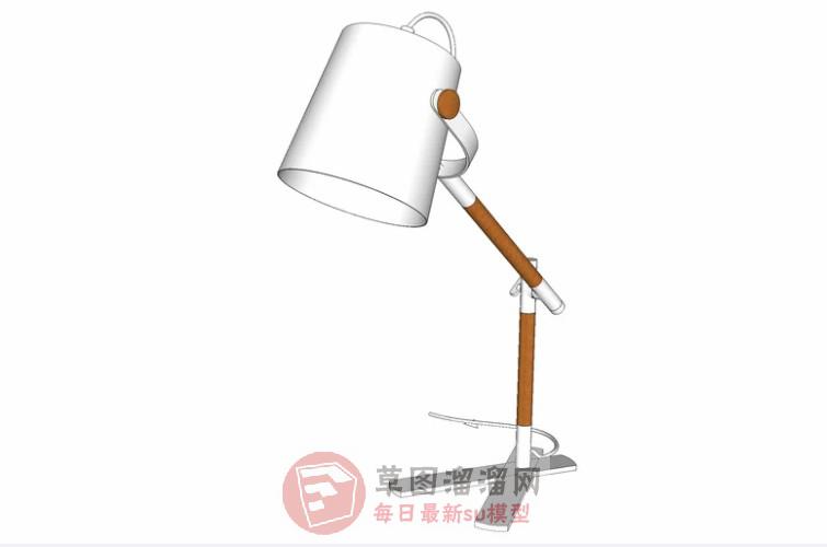 台灯桌灯SU模型