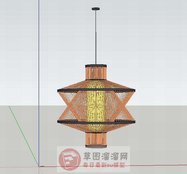 吊灯灯具SU模型