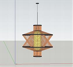 吊灯灯具SU模型