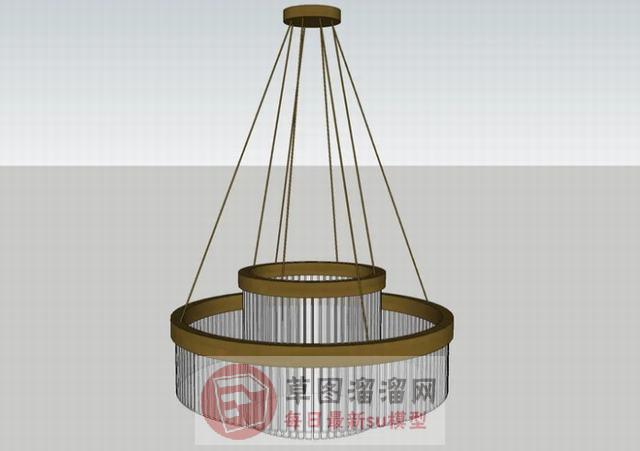 吊灯灯具SU模型