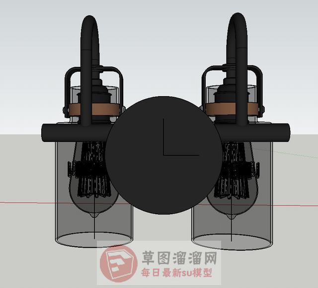 壁灯灯具SU模型