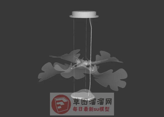 造型吊灯灯具SU模型