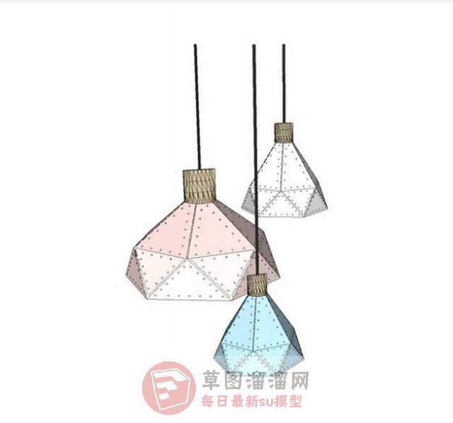 儿童装饰吊灯SU模型