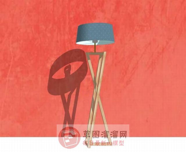 落地灯灯具SU模型
