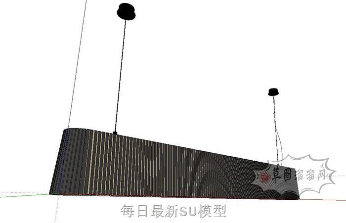 吊灯灯具SU模型