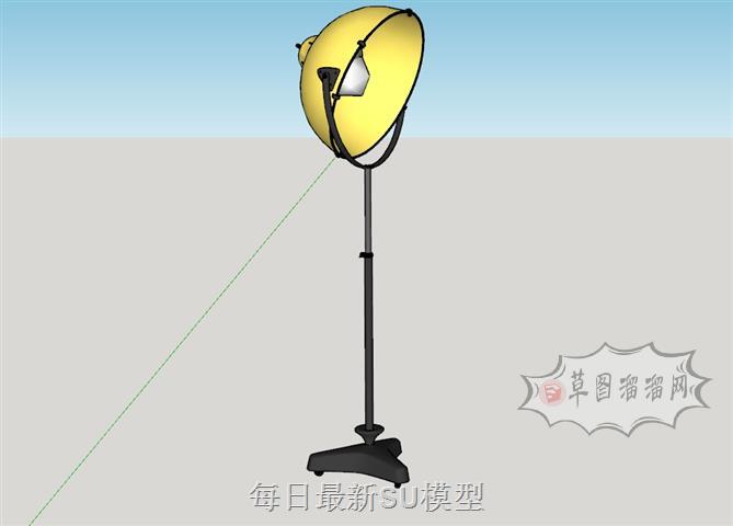 落地灯灯具SU模型