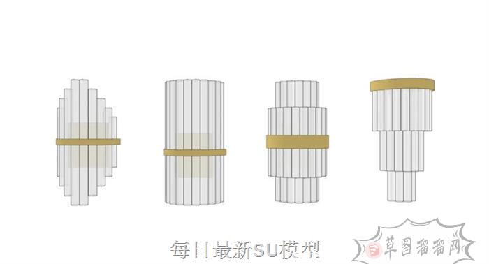 壁灯灯具SU模型