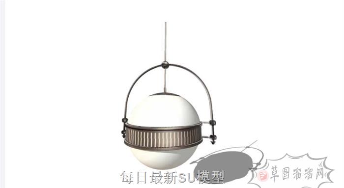 吊灯灯具SU模型