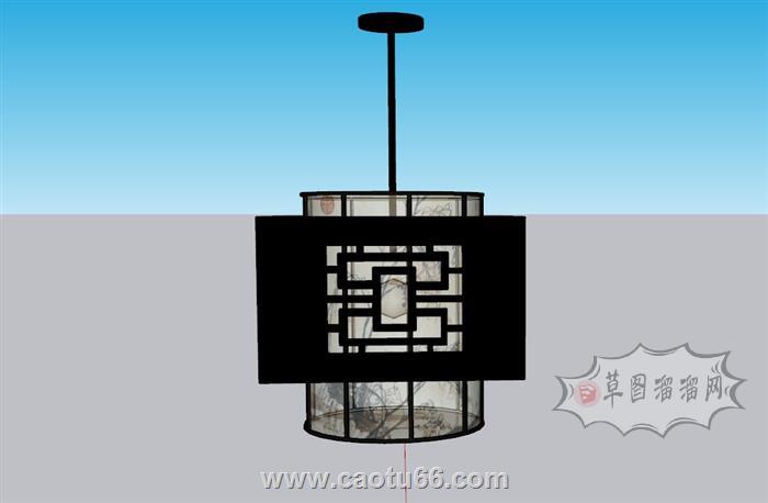 吊灯SU模型