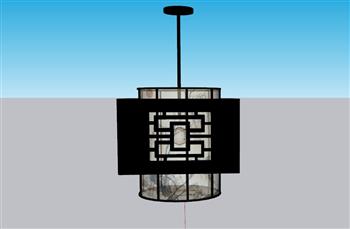 吊灯SU模型