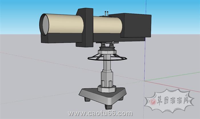 雾炮机灯具射灯SU模型