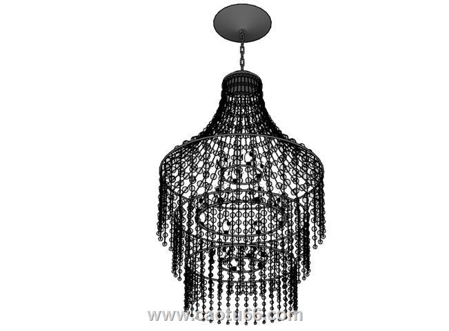 吊灯灯具SU模型