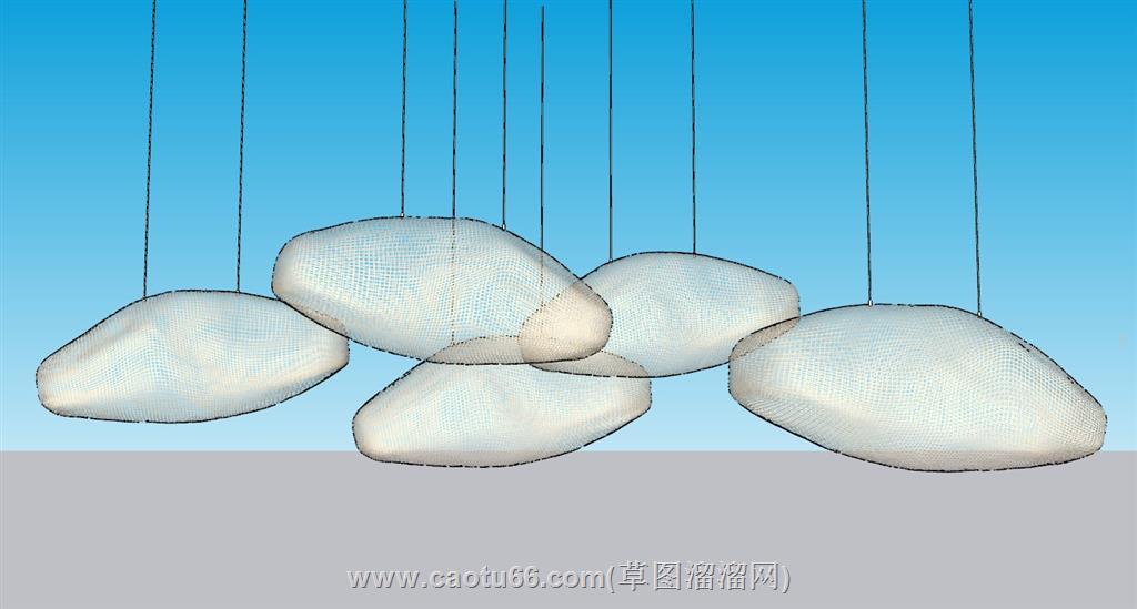 创意吊灯SU模型