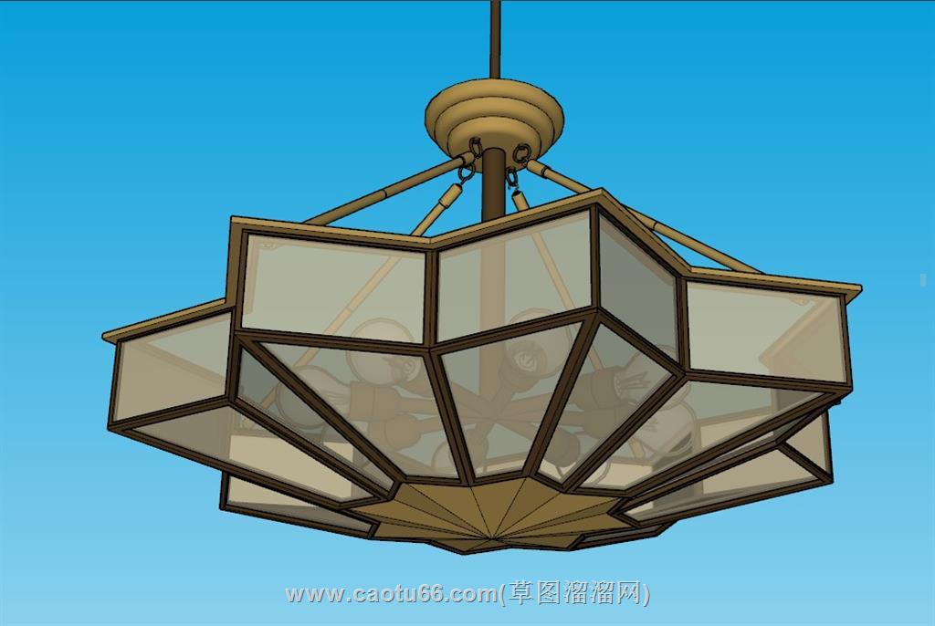 吊灯SU模型