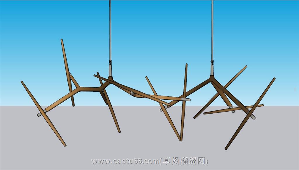 枝形吊灯SU模型