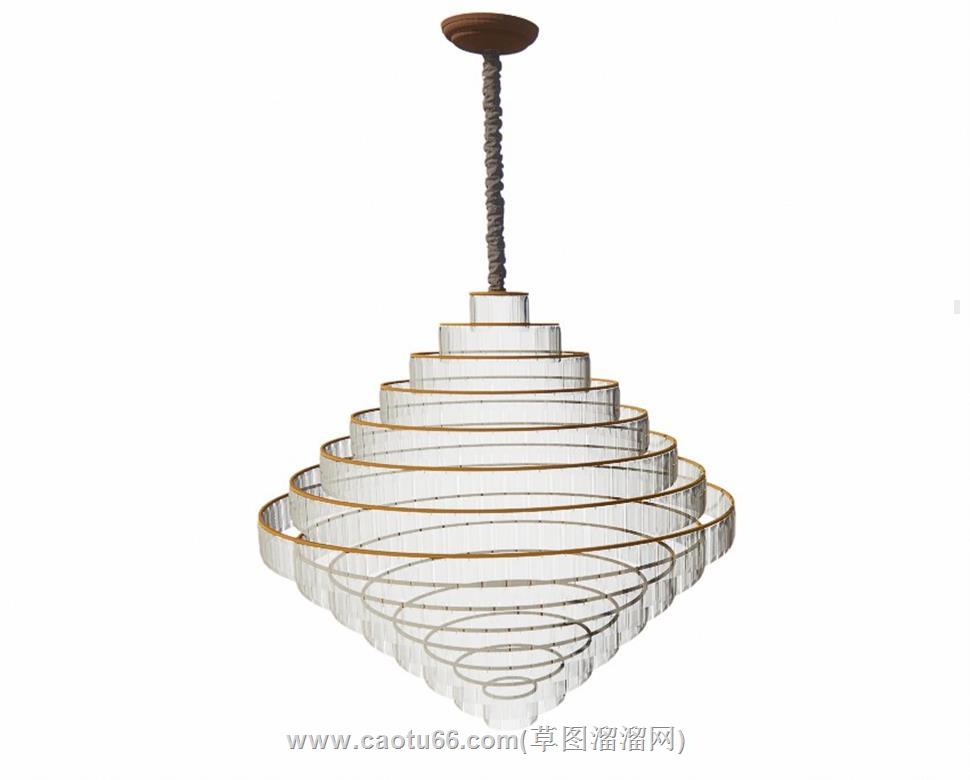 吊灯灯具SU模型