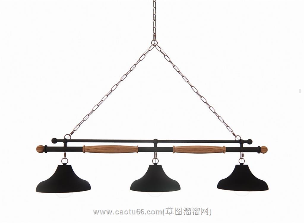工业风吊灯SU模型