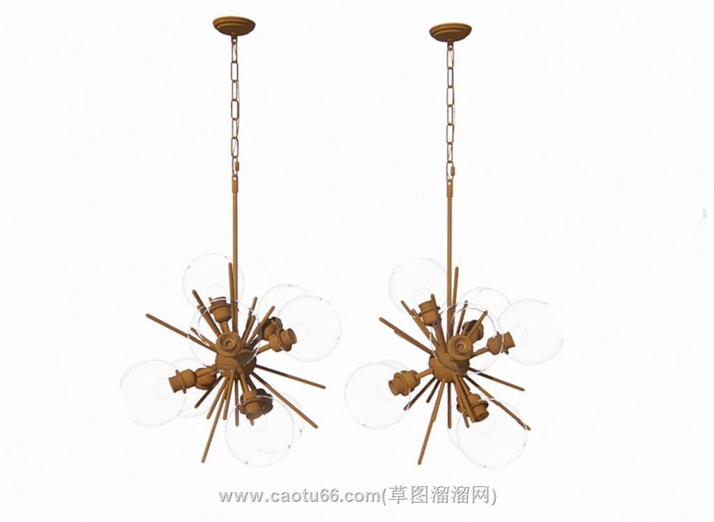 吊灯灯具SU模型