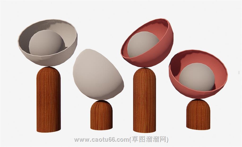 艺术灯具SU模型