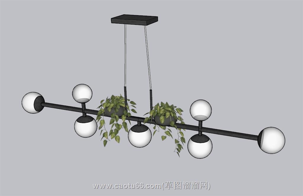 吊灯SU模型