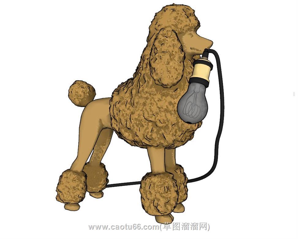 小羊装饰灯具SU模型
