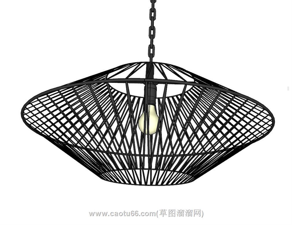 吊灯灯具SU模型