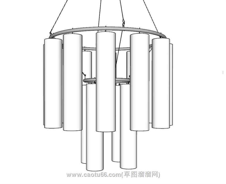 吊灯灯具SU模型