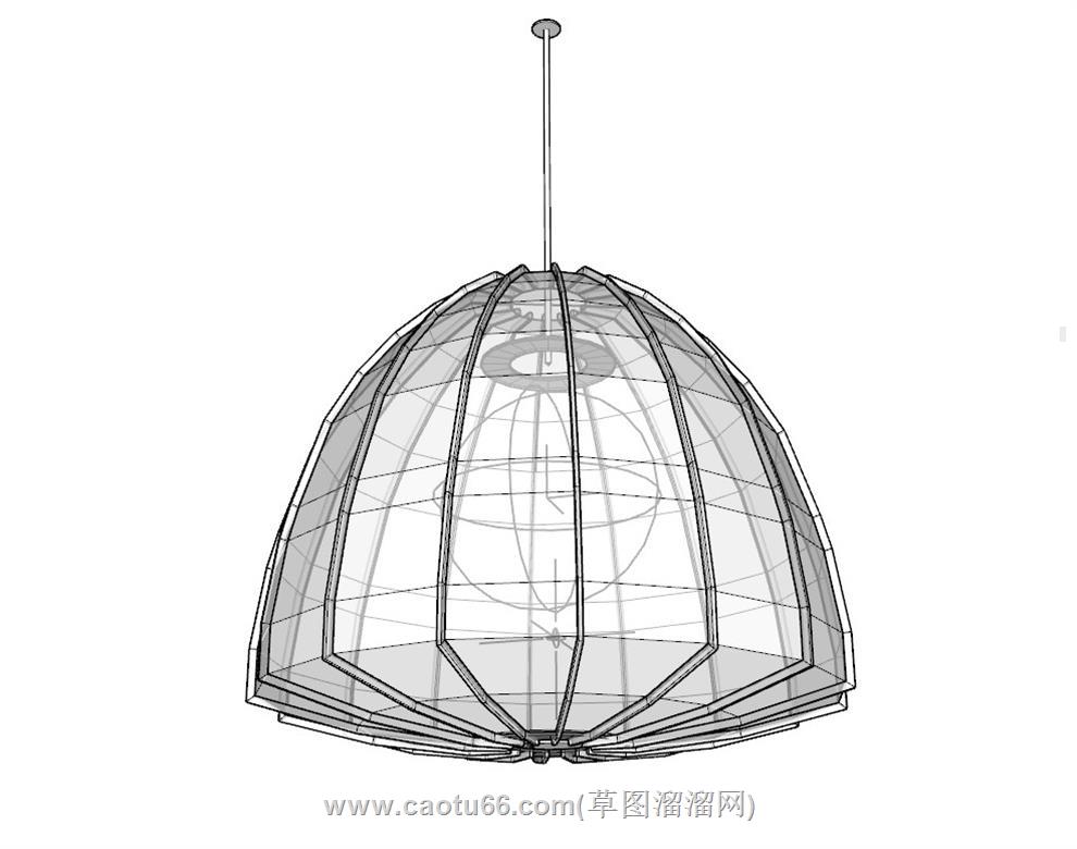 吊灯灯具SU模型