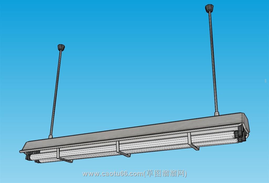 灯管日光灯SU模型
