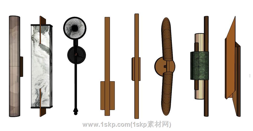 壁灯灯具SU模型