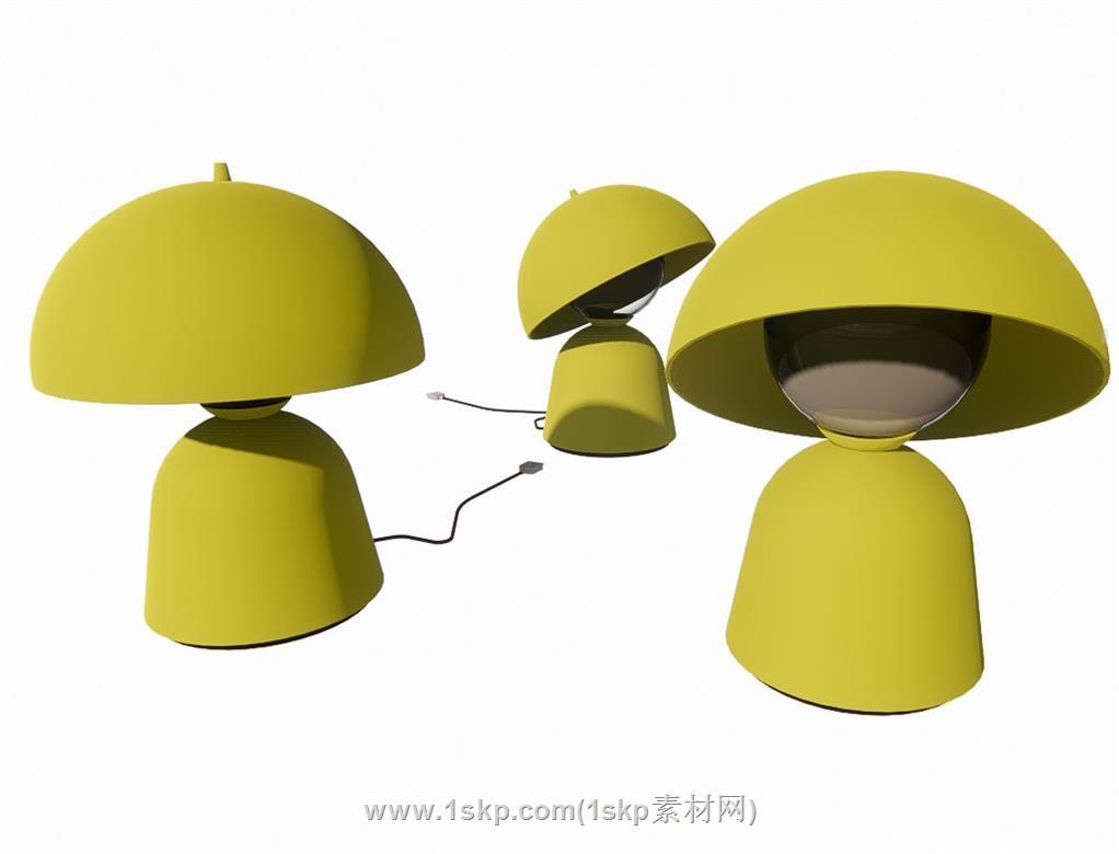 桌灯灯具SU模型