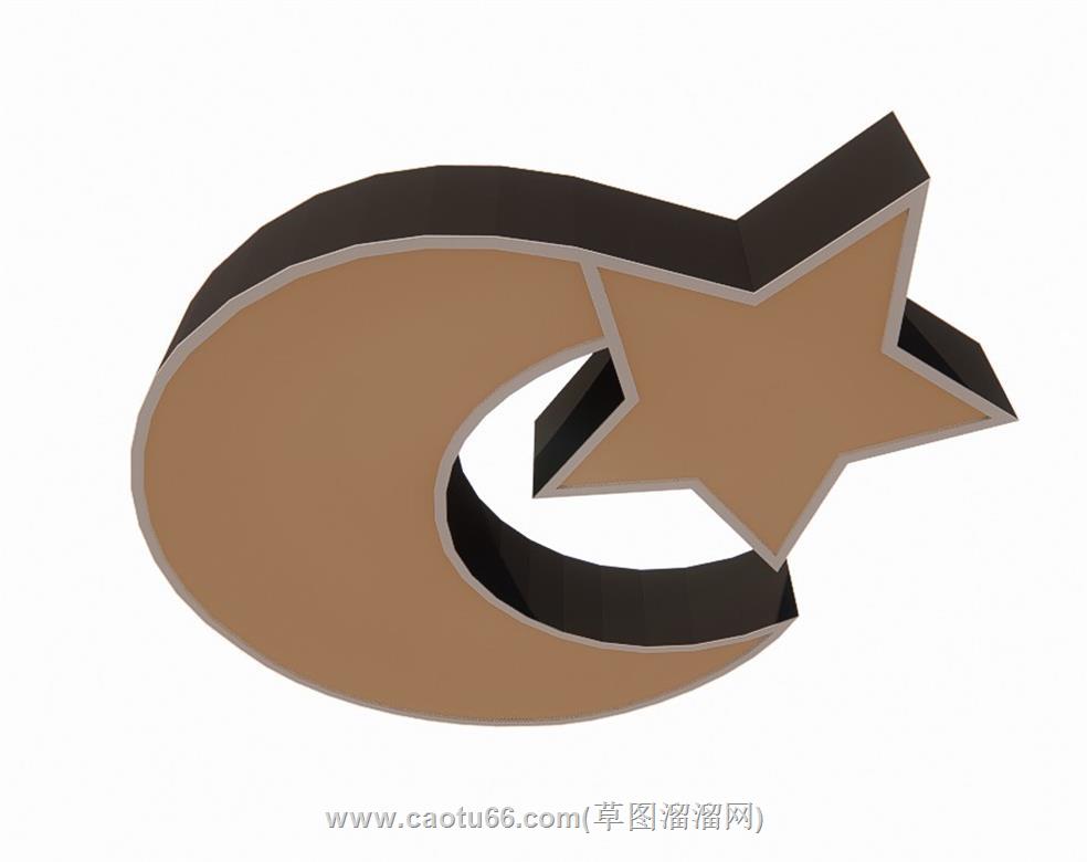 儿童吸顶灯SU模型