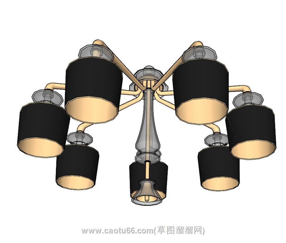吊灯SU模型