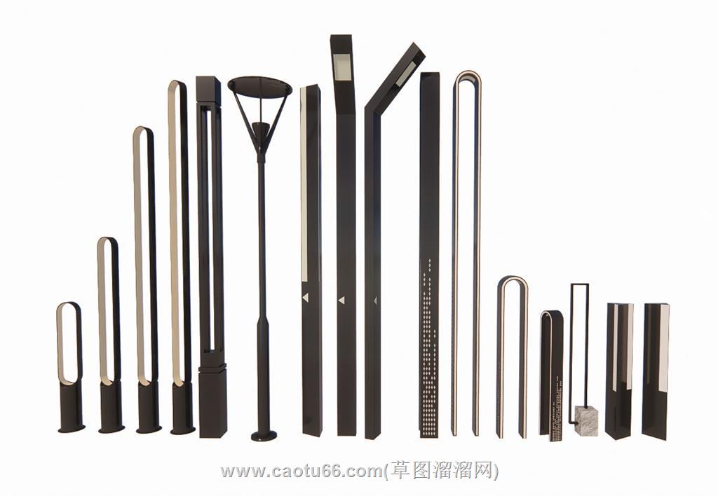 路灯SU模型