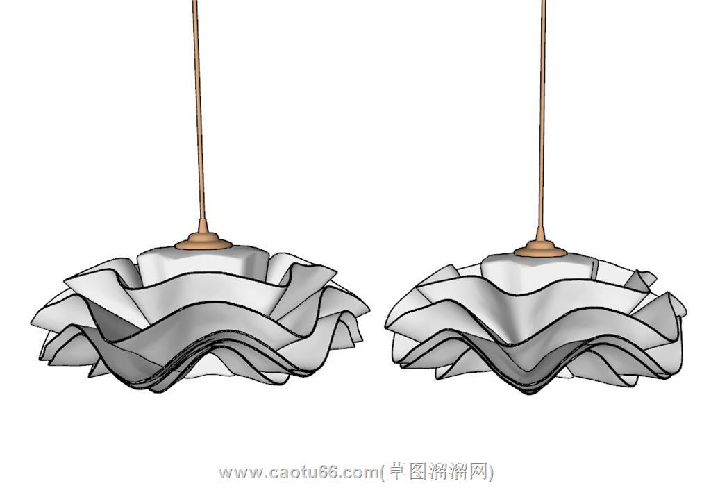 吊灯灯具SU模型