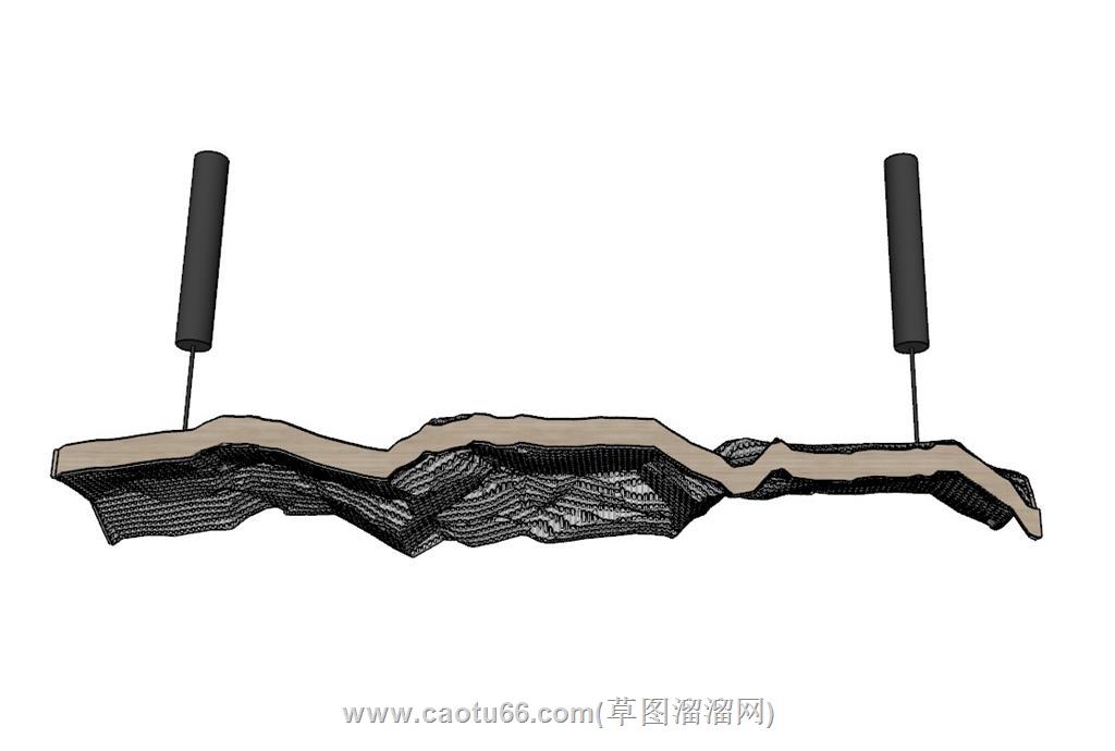 吊灯灯具SU模型