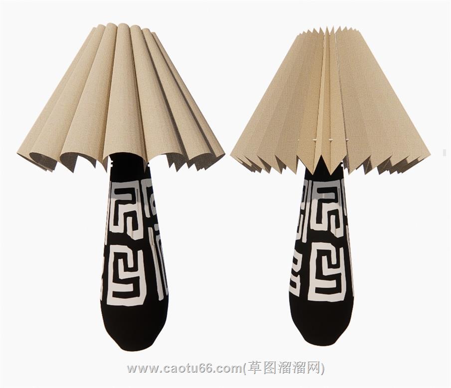桌灯台灯SU模型