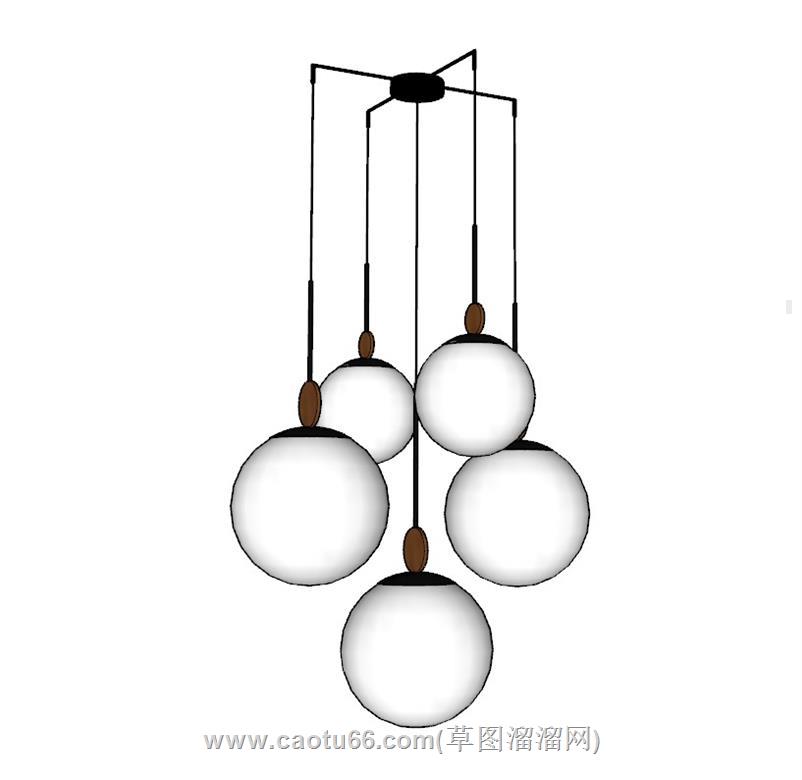 吊灯SU模型