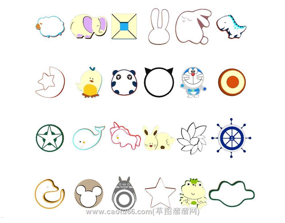 儿童吸顶灯SU模型