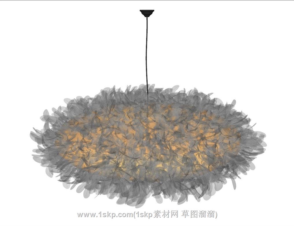 吊灯灯具SU模型