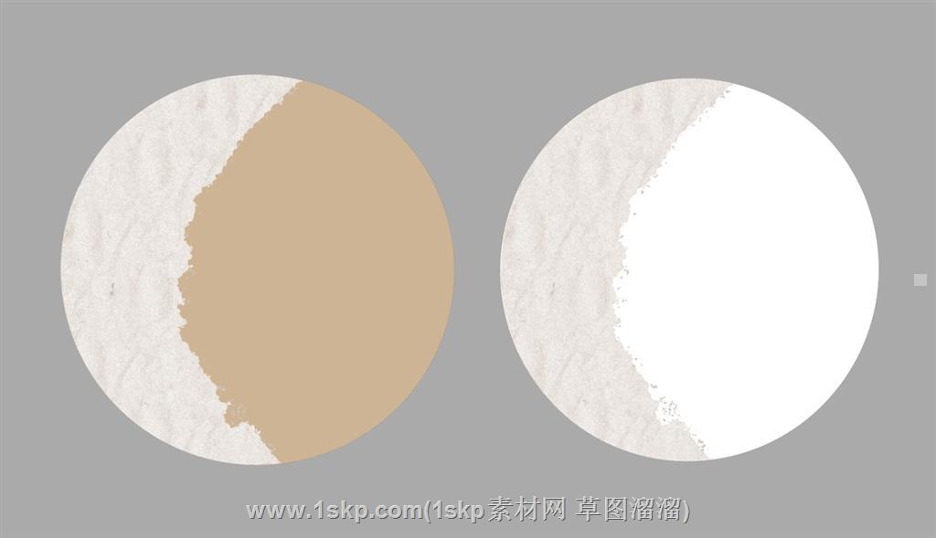 月亮灯月球灯壁灯SU模型