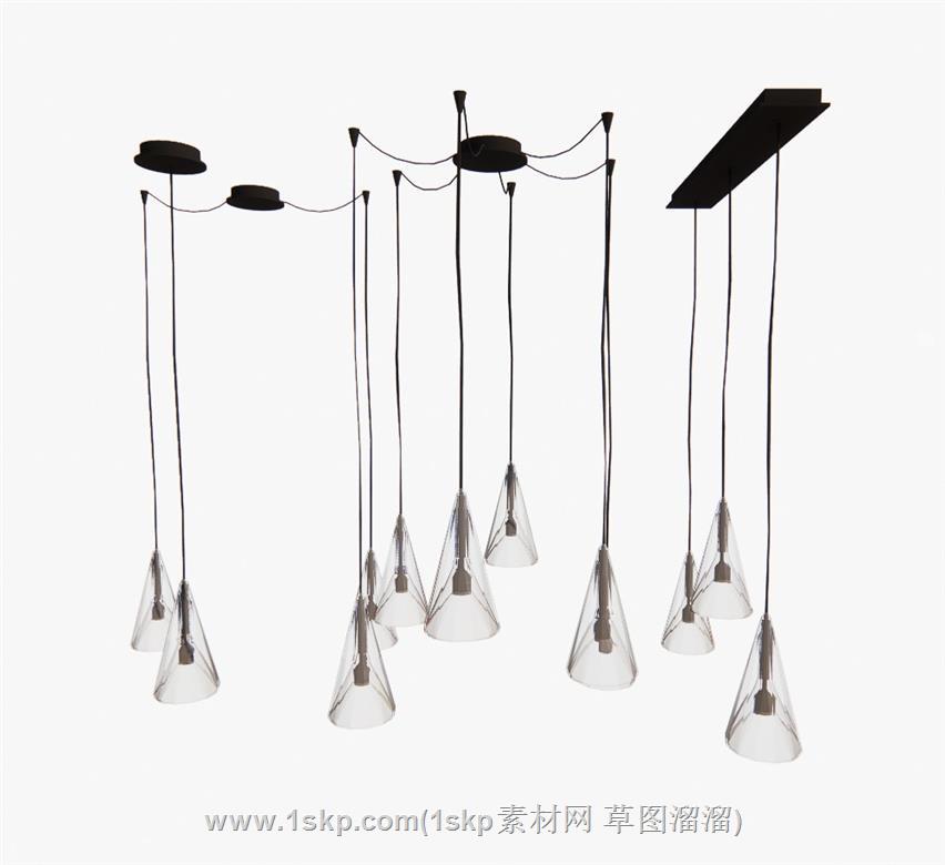 吊灯SU模型