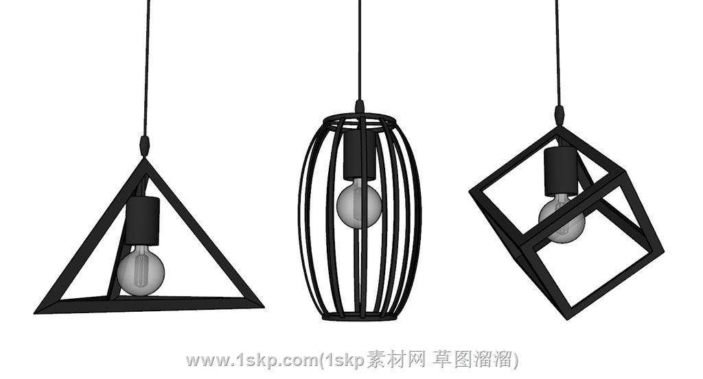 吊灯SU模型