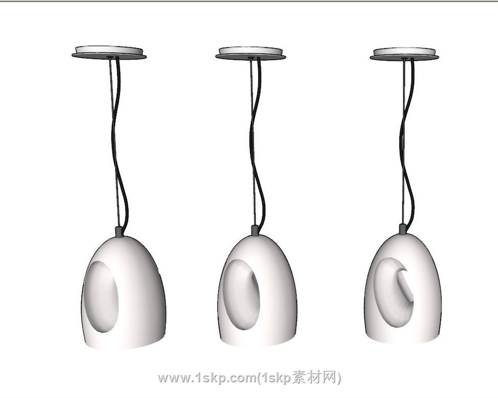 吊灯灯具SU模型