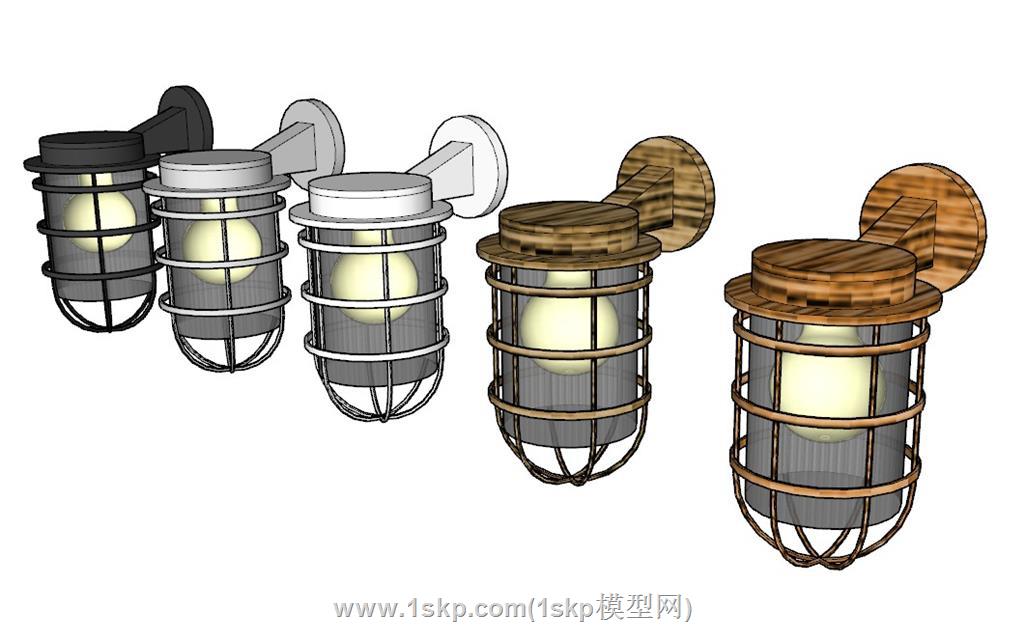 壁灯SU模型