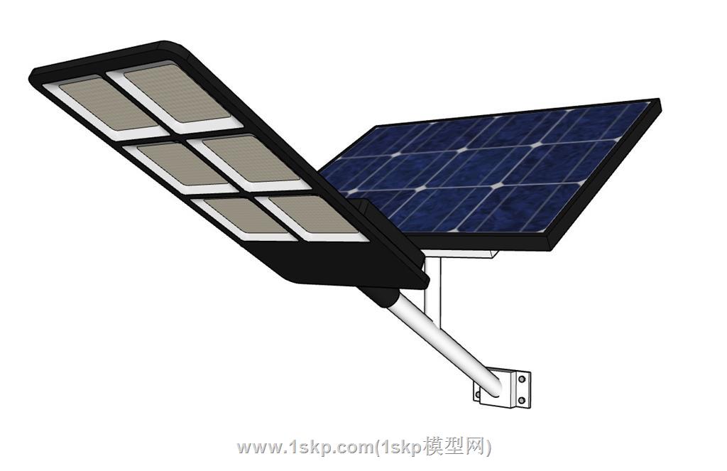农村庭院太阳SU模型