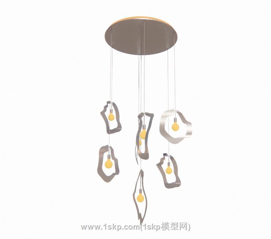 吊灯SU模型